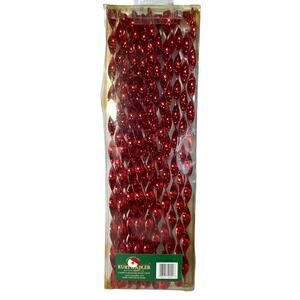 Christmas Ornament Icicles Red Spiral Shatterproof Kurt Adler Decor Set‎ of 12